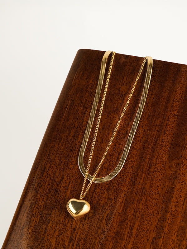 Amour Çelik Kolye I S. Steel I AN01-GOLD