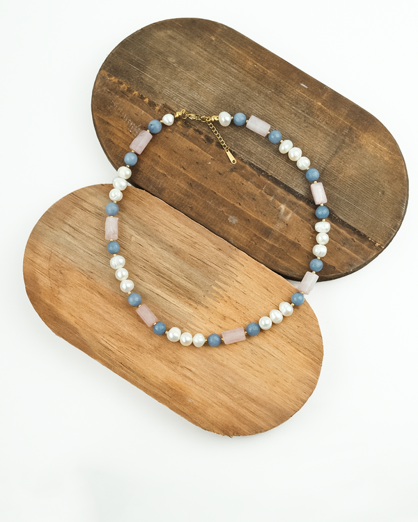 Magic Pearl Stone Necklace I MPSN01- GOLD