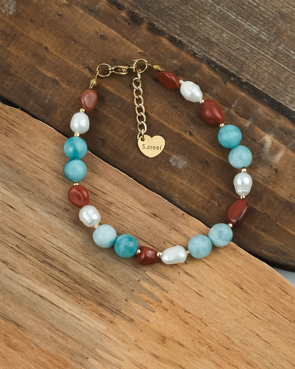 Dream of Reef Stone Bracelet I DRSB01- GOLD