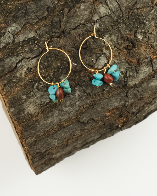 Dream of Reef Stone Earring I DRSE01- GOLD