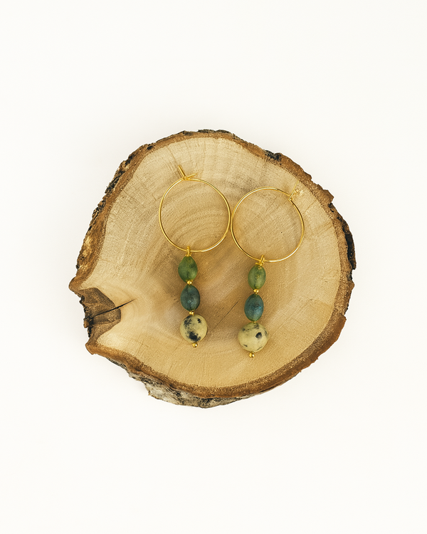 Green World Earring I GWE01- GOLD