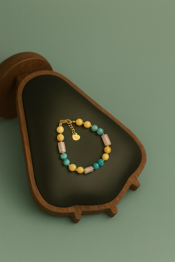 Dream of Sea I Stone Bracelet - DOS01- GOLD