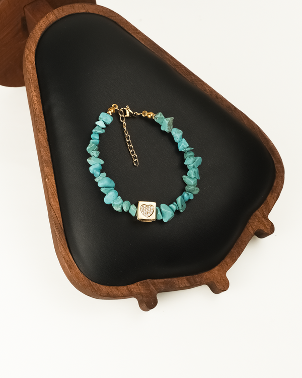 Turquoise Bracelet I TB01- GOLD