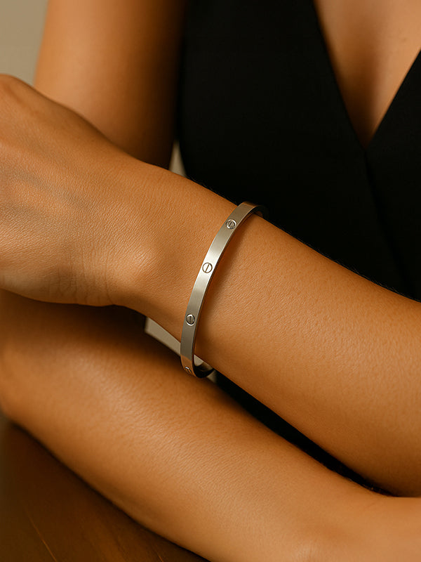 Infinite Loop Silver Çelik Bileklik I S. Steel I IL01- SILVER